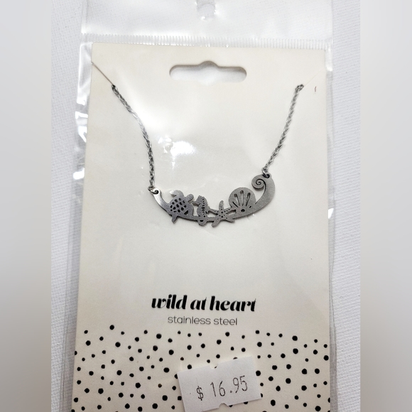 🛍️ | Seahorse.Starfish.Turtle.Clam. Pendant - Necklace - Picture 2 of 4